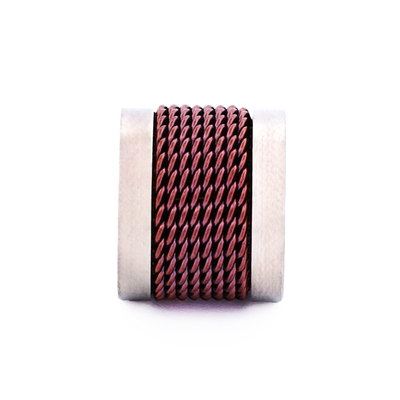 Steel Ion Plated Purple Bead