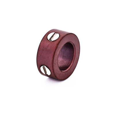 Stainless Steel Ion Plated Brown Bead