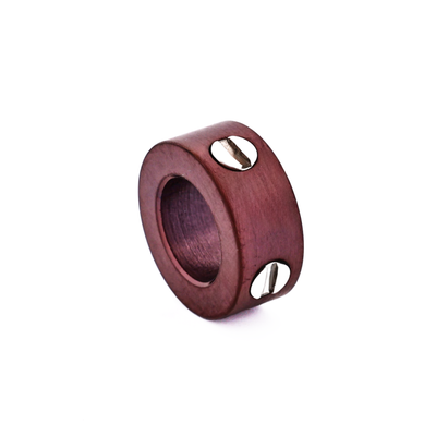 Stainless Steel Ion Plated Brown Bead