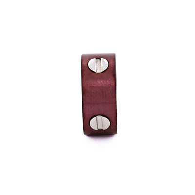 Stainless Steel Ion Plated Brown Bead