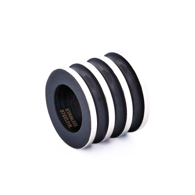 Steel Ion Plated Black Bead