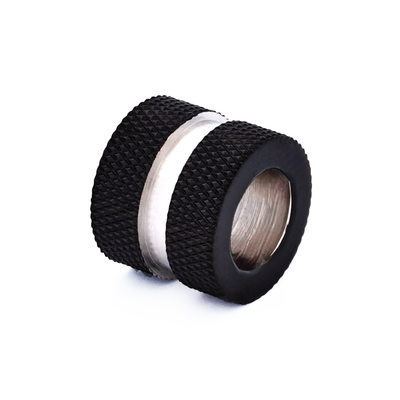 Steel Ion Plated Black Gold Mesh Bead
