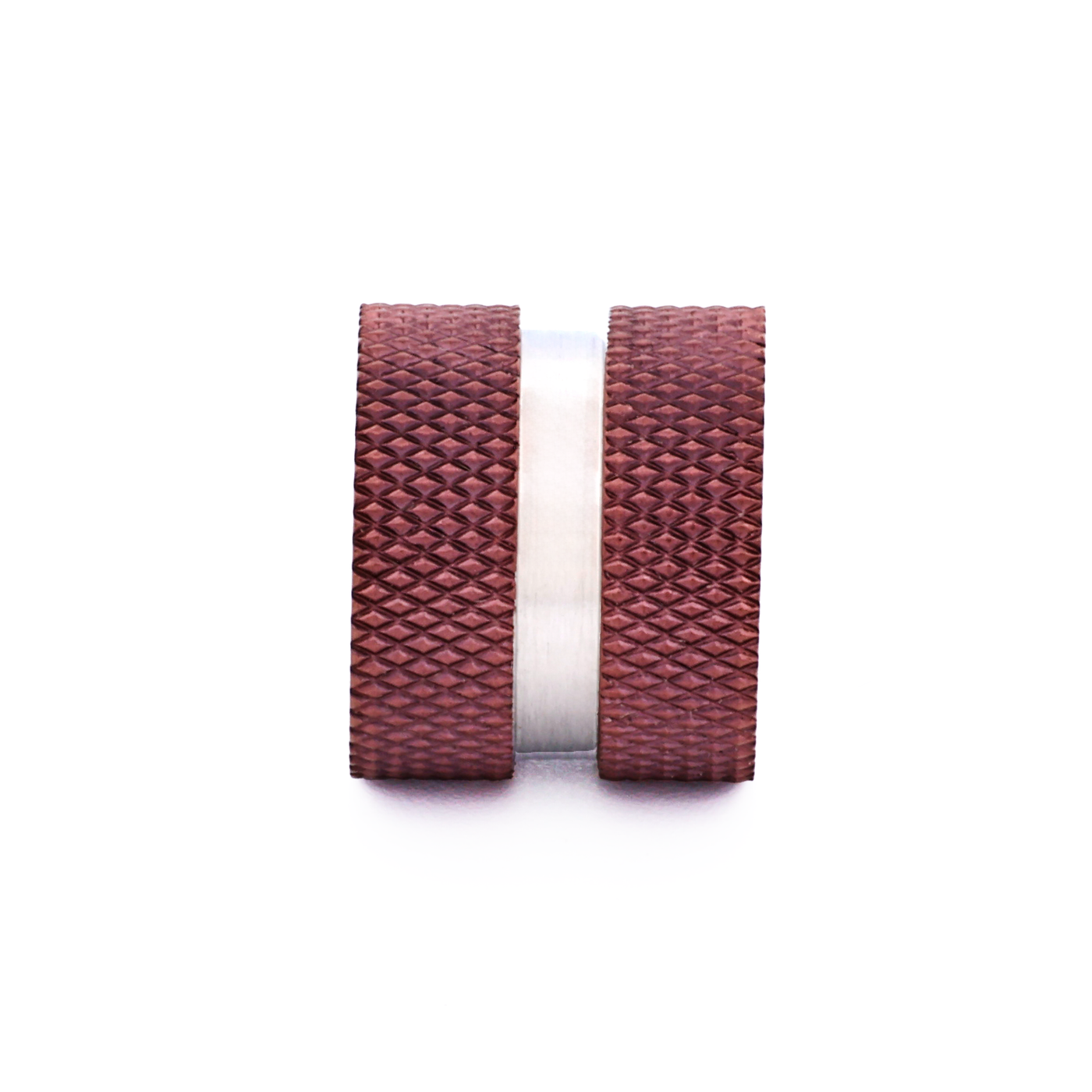 Steel Ion Plated Brown Bead