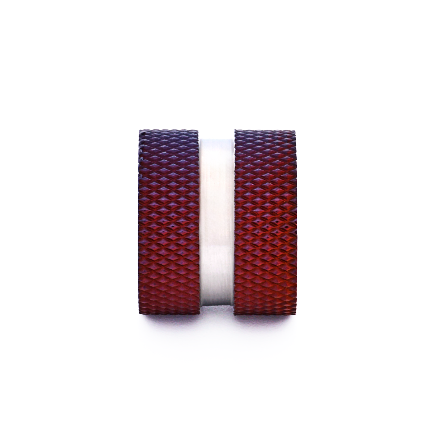Steel Ion Plated Purple Bead