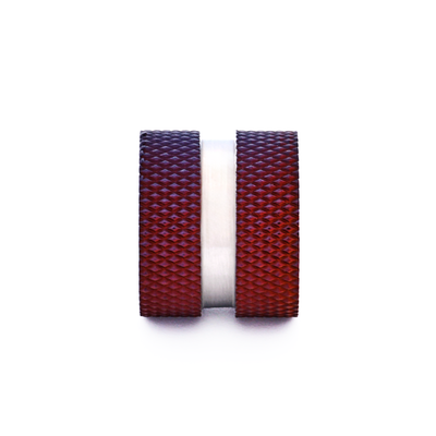 Steel Ion Plated Purple Bead