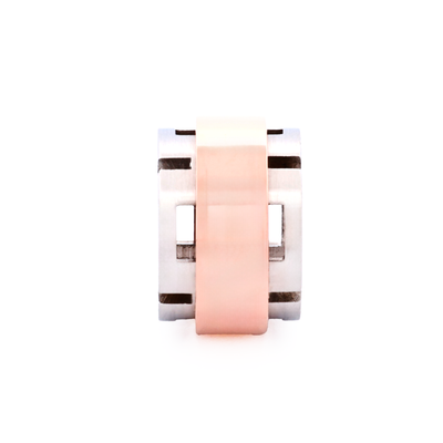 Steel Ion Plated Rose Gold Bead
