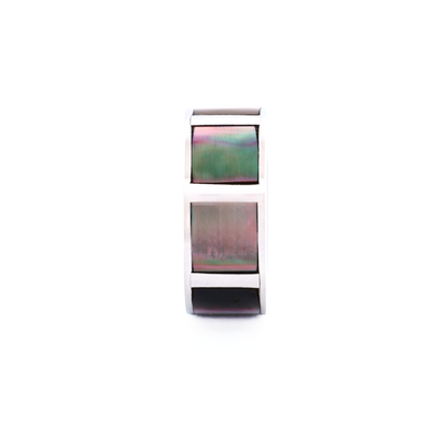 Steel Grey Mother Of Pearl Bead