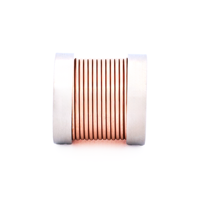Steel Ion Plated Rose Gold Bead