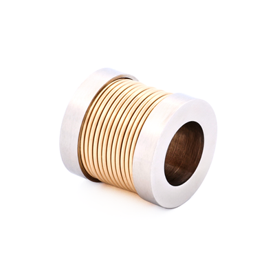 Steel Ion Plated Gold Bead