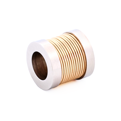 Steel Ion Plated Gold Bead