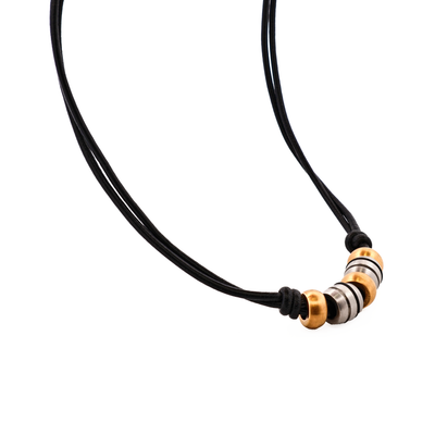 Stainless Steel Beaded Neckpeice