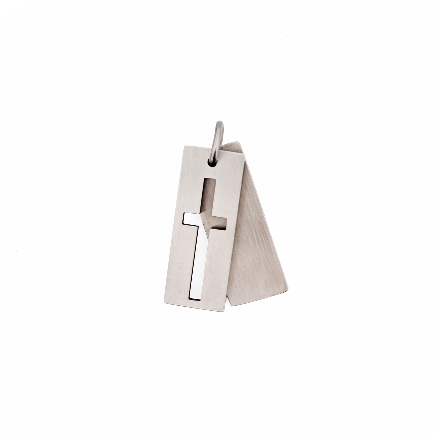 Stainless Steel Dog Tag Cross