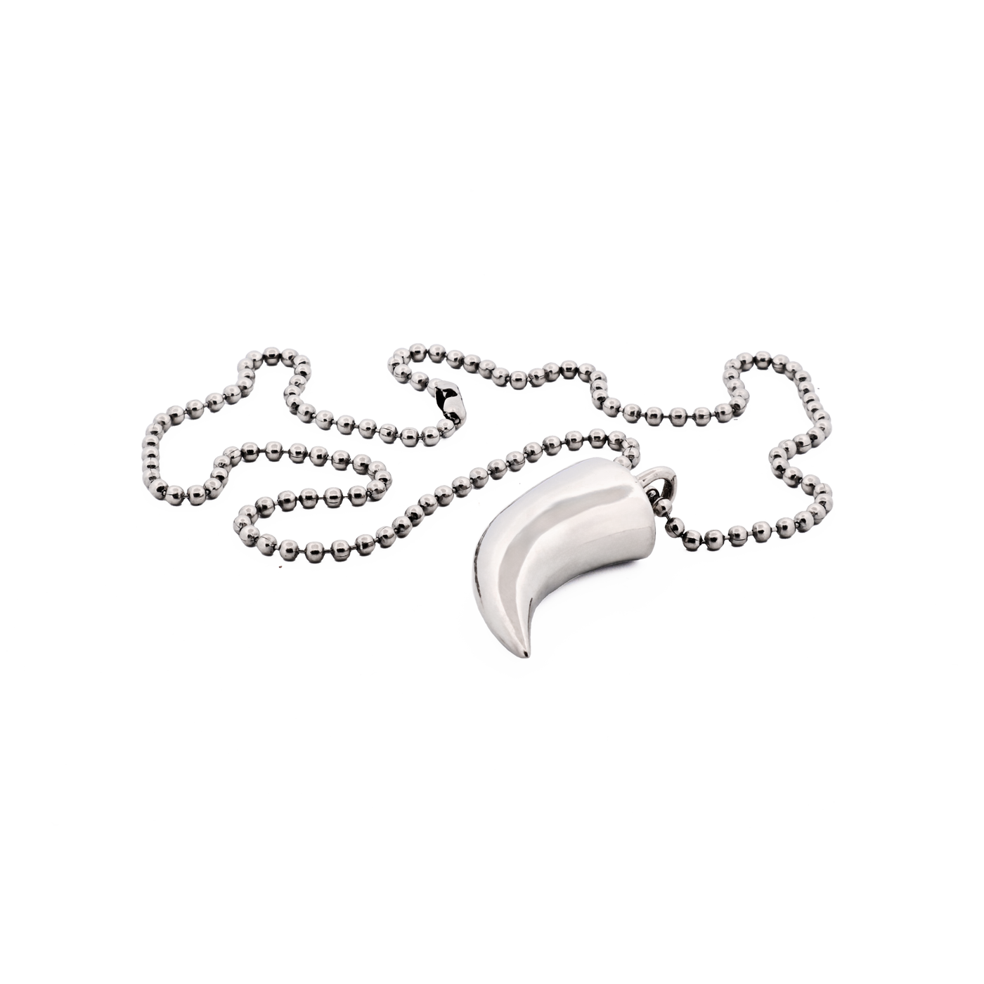 Stainless Steel Shark Tooth Pendant