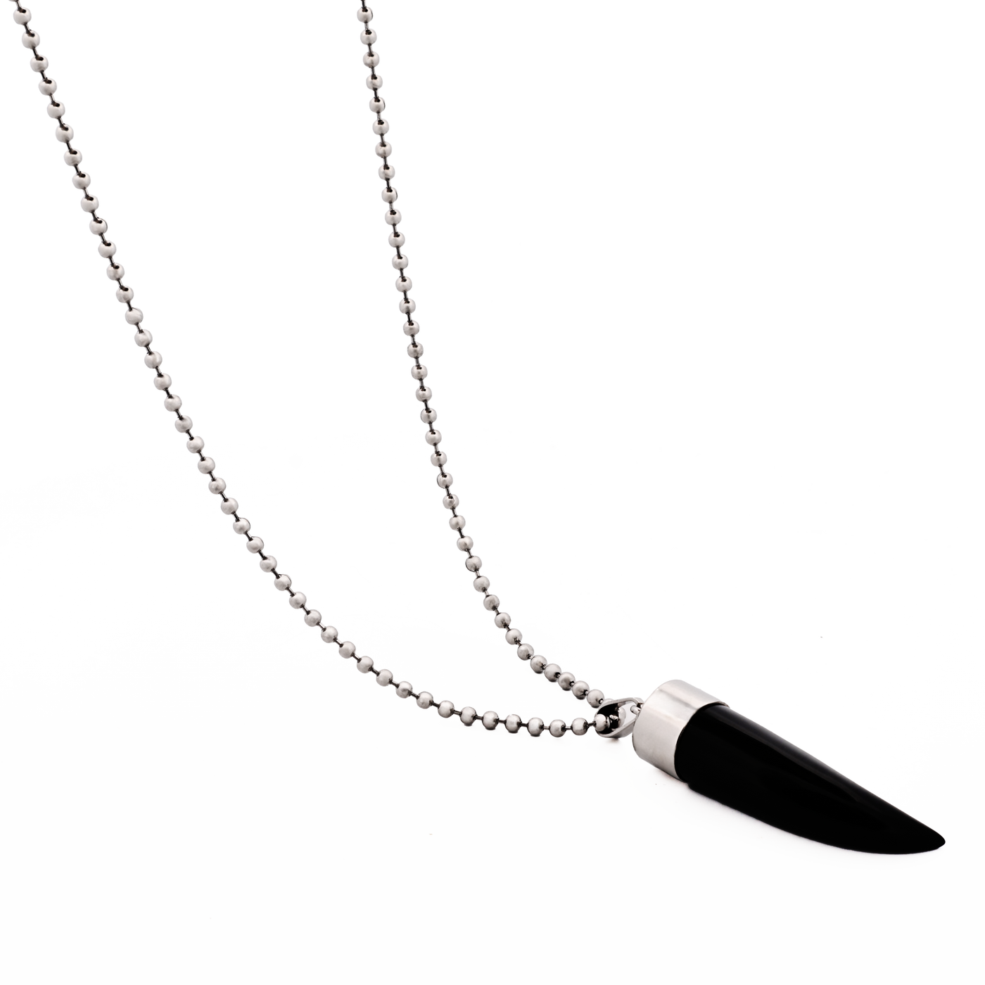 Black Shark S Tooth Pendant