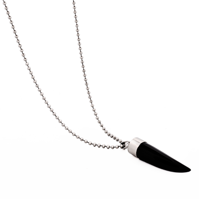 Black Shark S Tooth Pendant