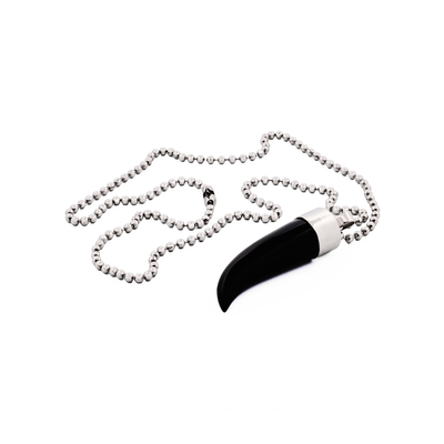 Black Shark S Tooth Pendant