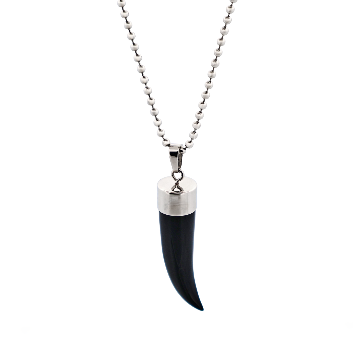 Black Shark S Tooth Pendant