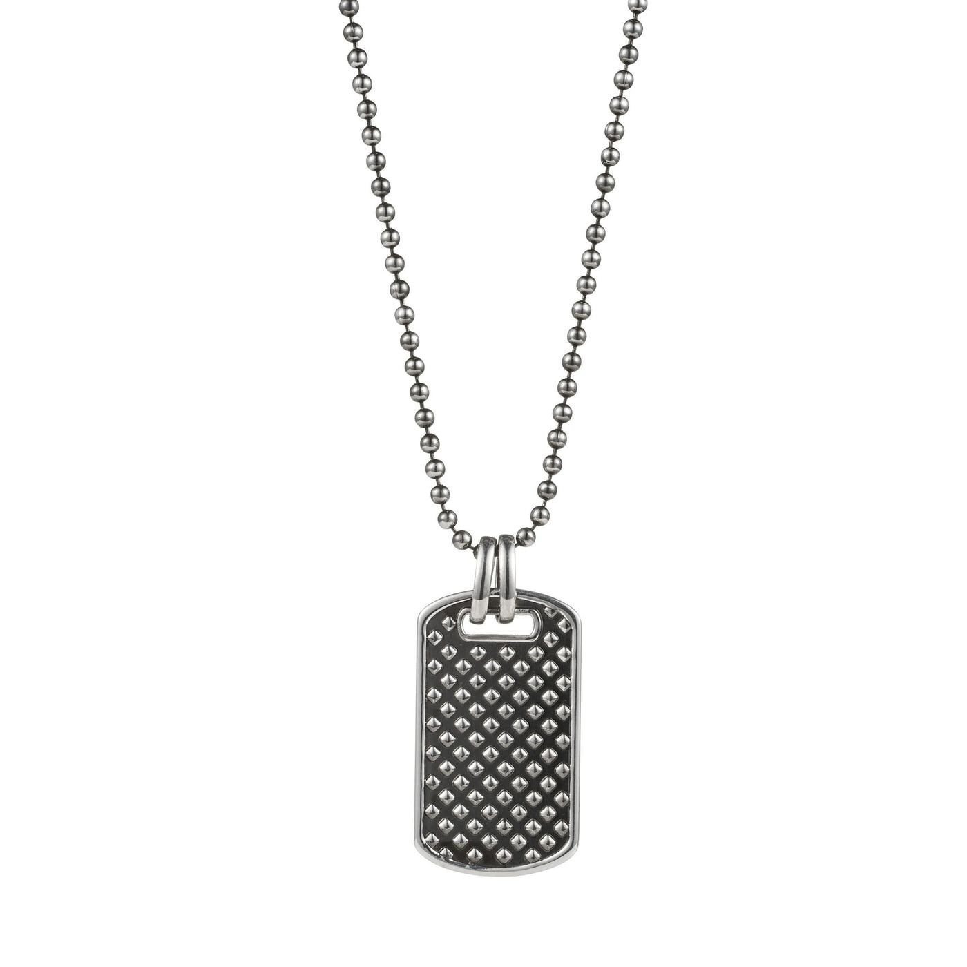 Sterling Silver Oxidised Dog T