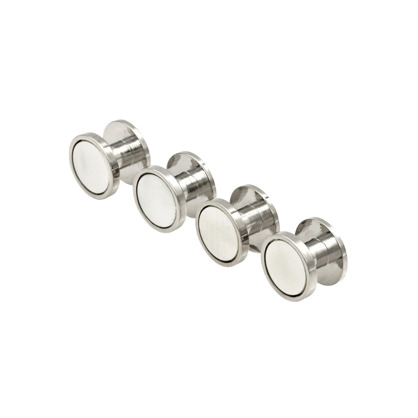 Rhod/White Rnd Screw(Set of 4)
