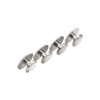 Rhod Mother Of Pearl Cushion Screw Shirt Stud (set of 4)