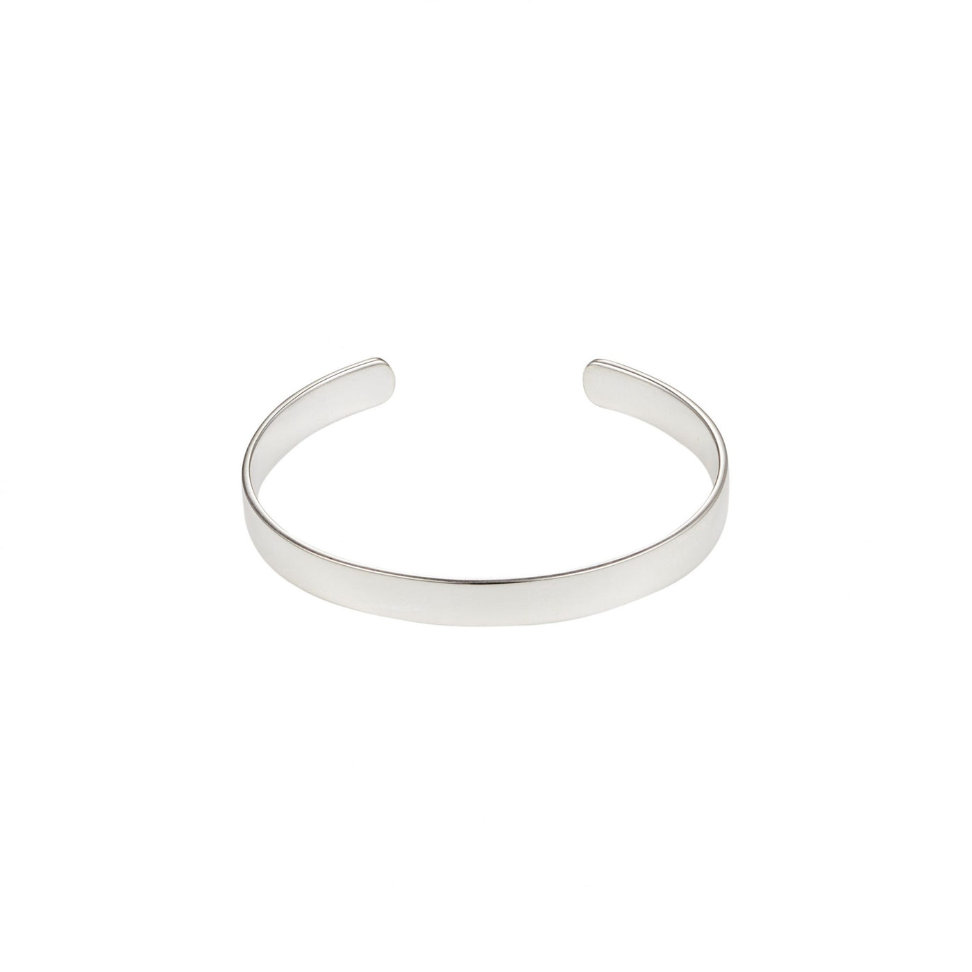 Rhodium Plated Sterling Silver Cuff/Bangle