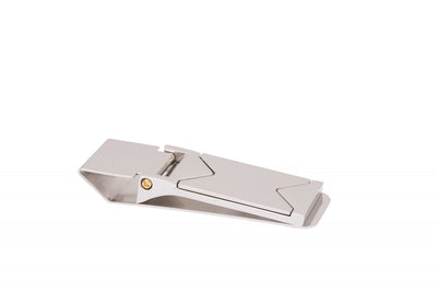 Polished Rhodium Plated Money Clip