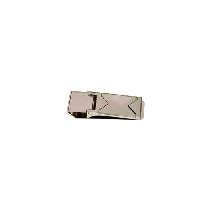 Polished Rhodium Plated Money Clip