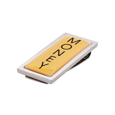 Rhodium Plated & Resin $ Money Clip