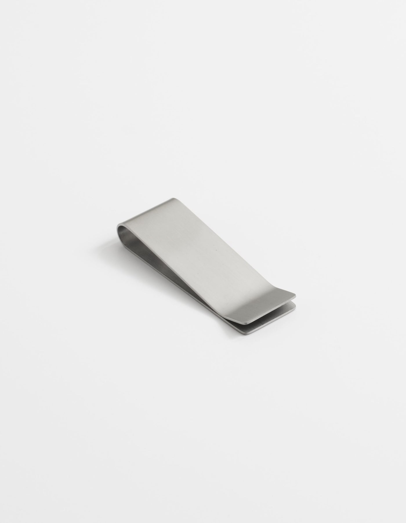 Brushed Stainless Steel Money Clip