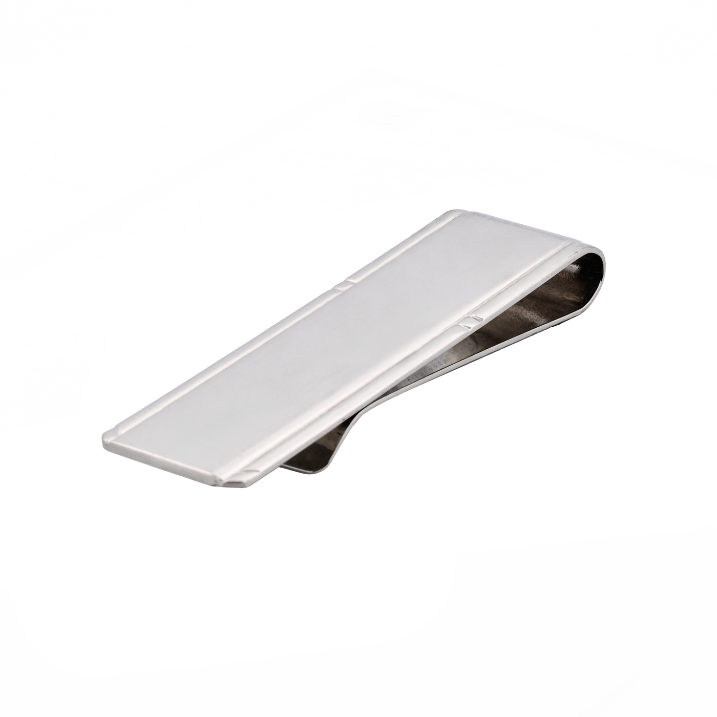 Rhodium Plated Money Clip