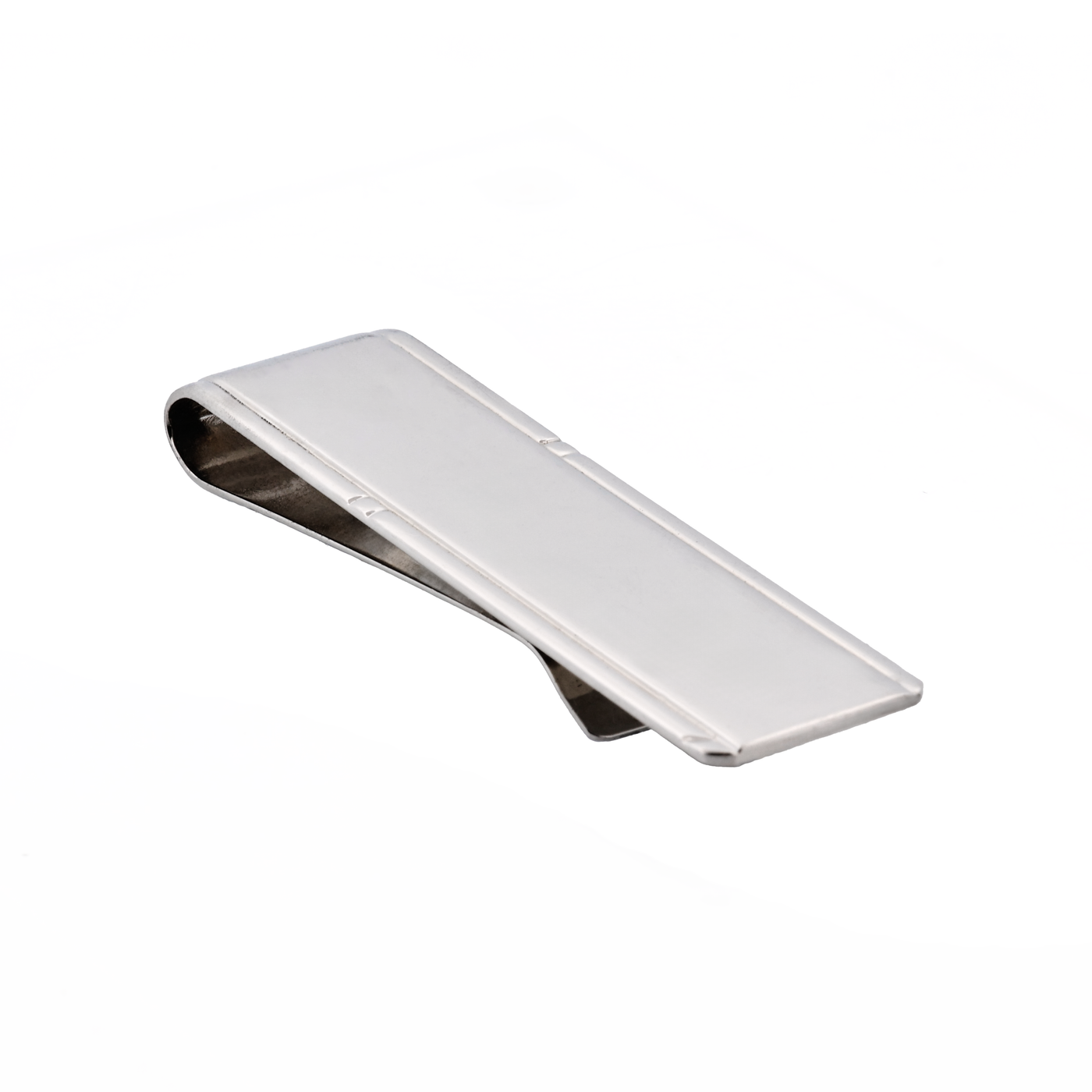 Rhodium Plated Money Clip