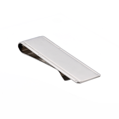 Rhodium Plated Money Clip