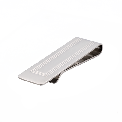 Rhodium Plated Money Clip