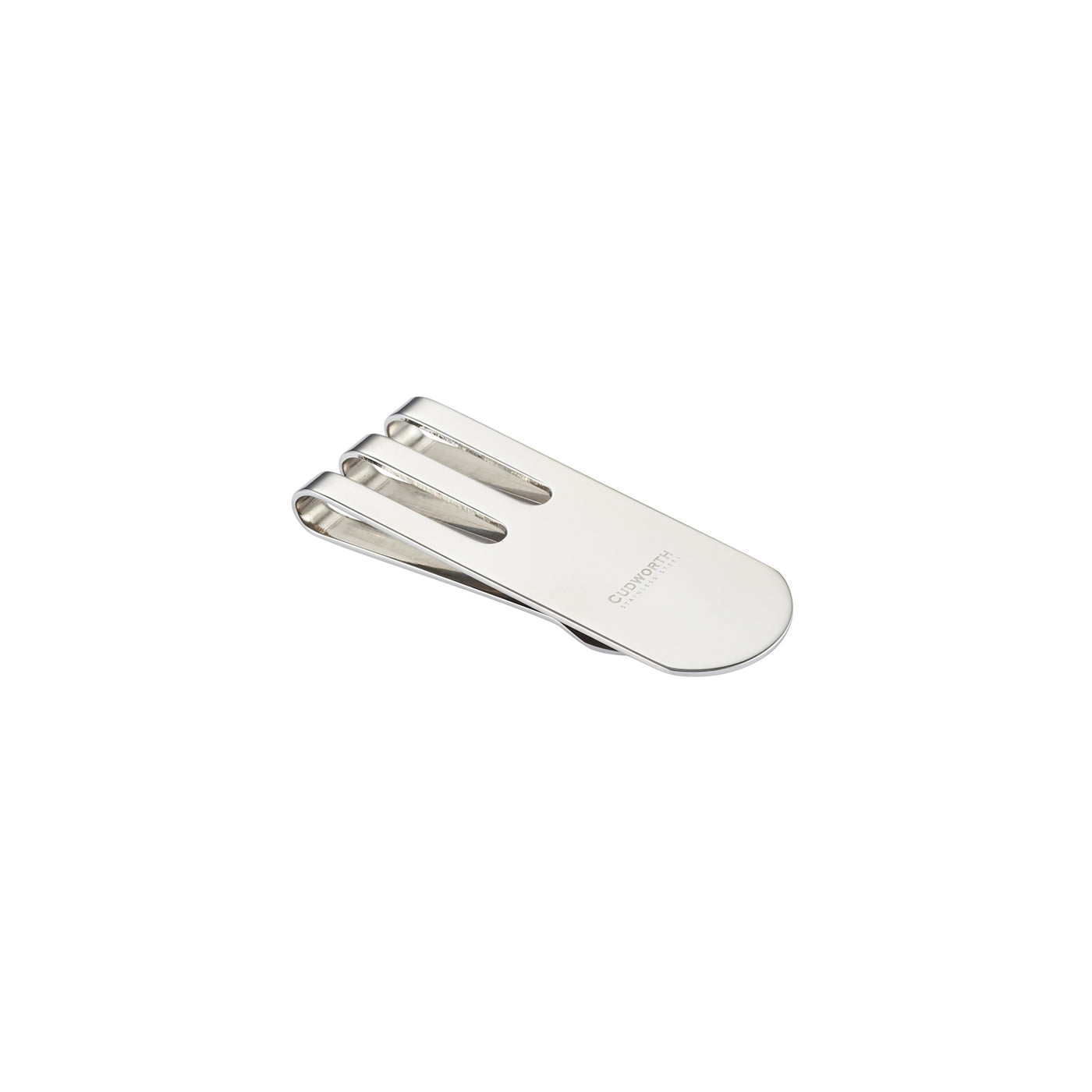 Polished Stainless Steel & Gold Screw Money Clip