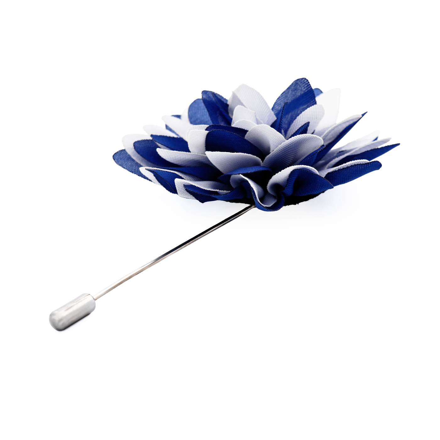Blue/White Flower lapel Pin