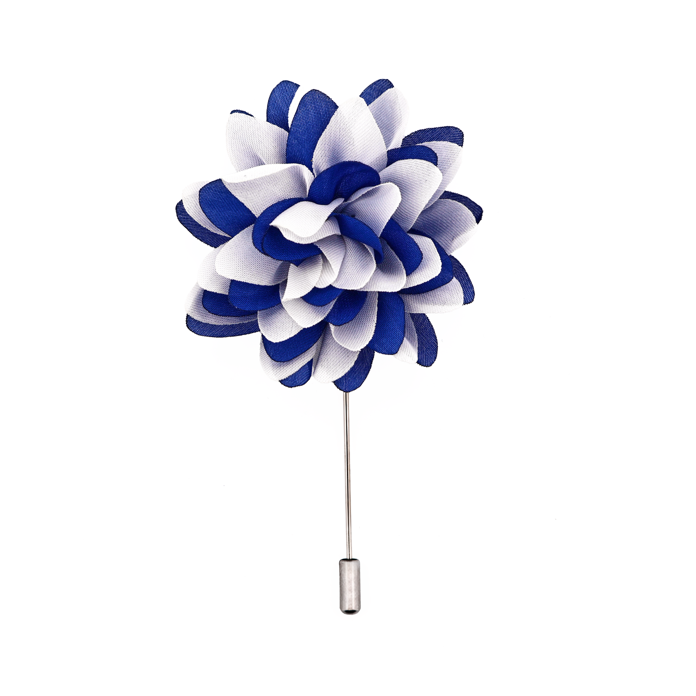 Blue/White Flower lapel Pin