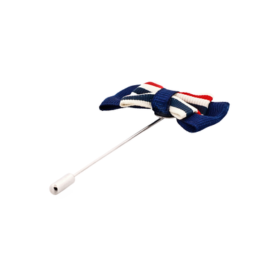 Red White Blue Bow Tie Lapel Pin