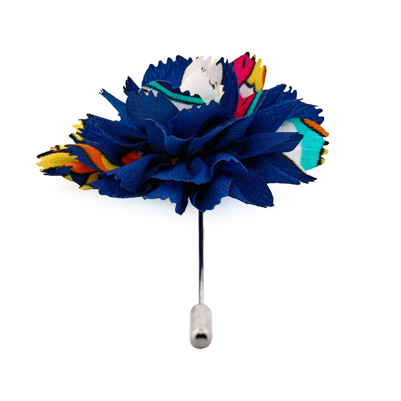 Multi Colored Flower Lapel Pin
