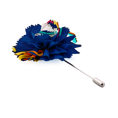 Multi Colored Flower Lapel Pin