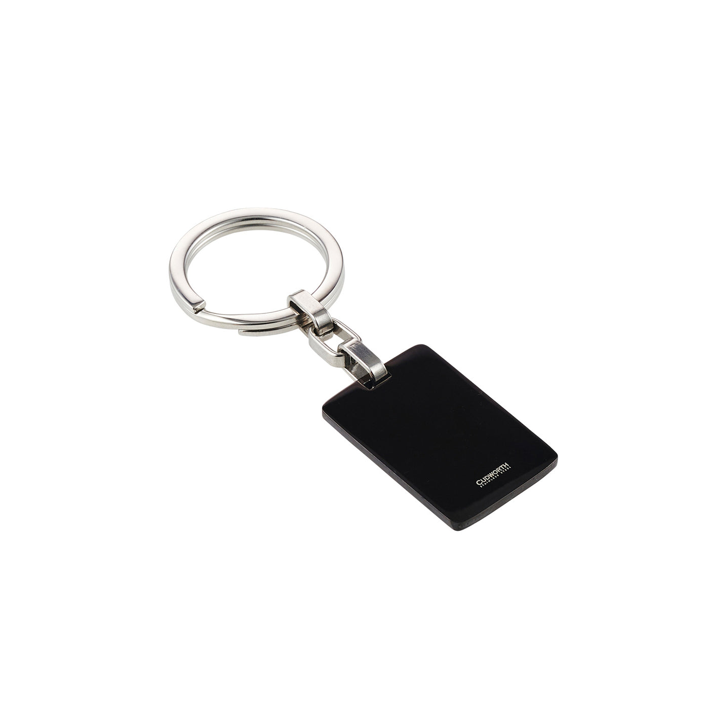 Stainless Steel & Ion Plated Black Key Ring