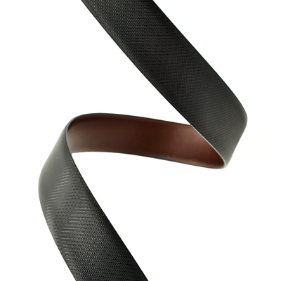 Black Brown Leather Belt Strap