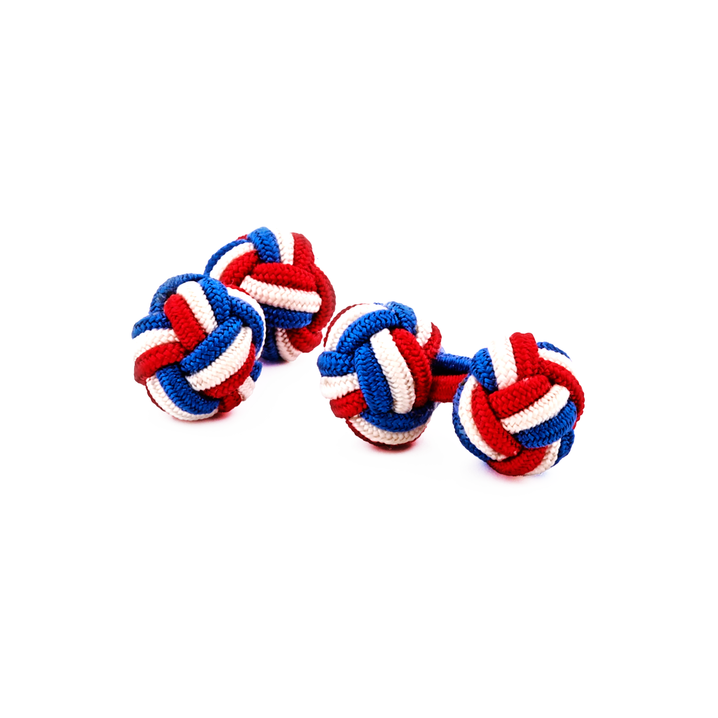 Silk Knots Red White Blue Set