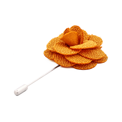 Yellow Flower Lapel Pin