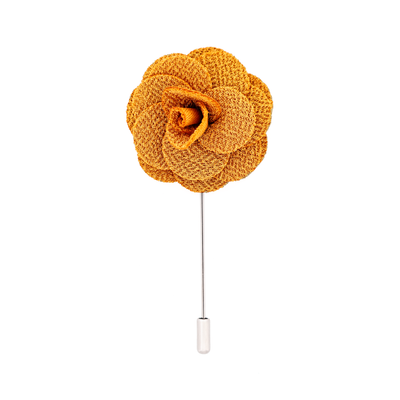 Yellow Flower Lapel Pin