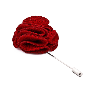 Red Rose Lapel Pin