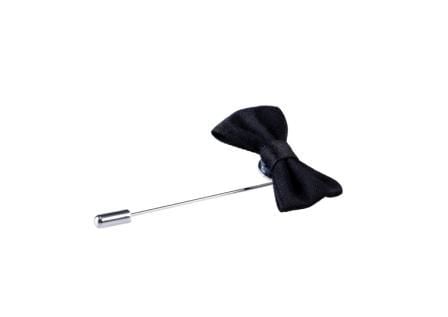 Black Bow Tie Lapel Pin