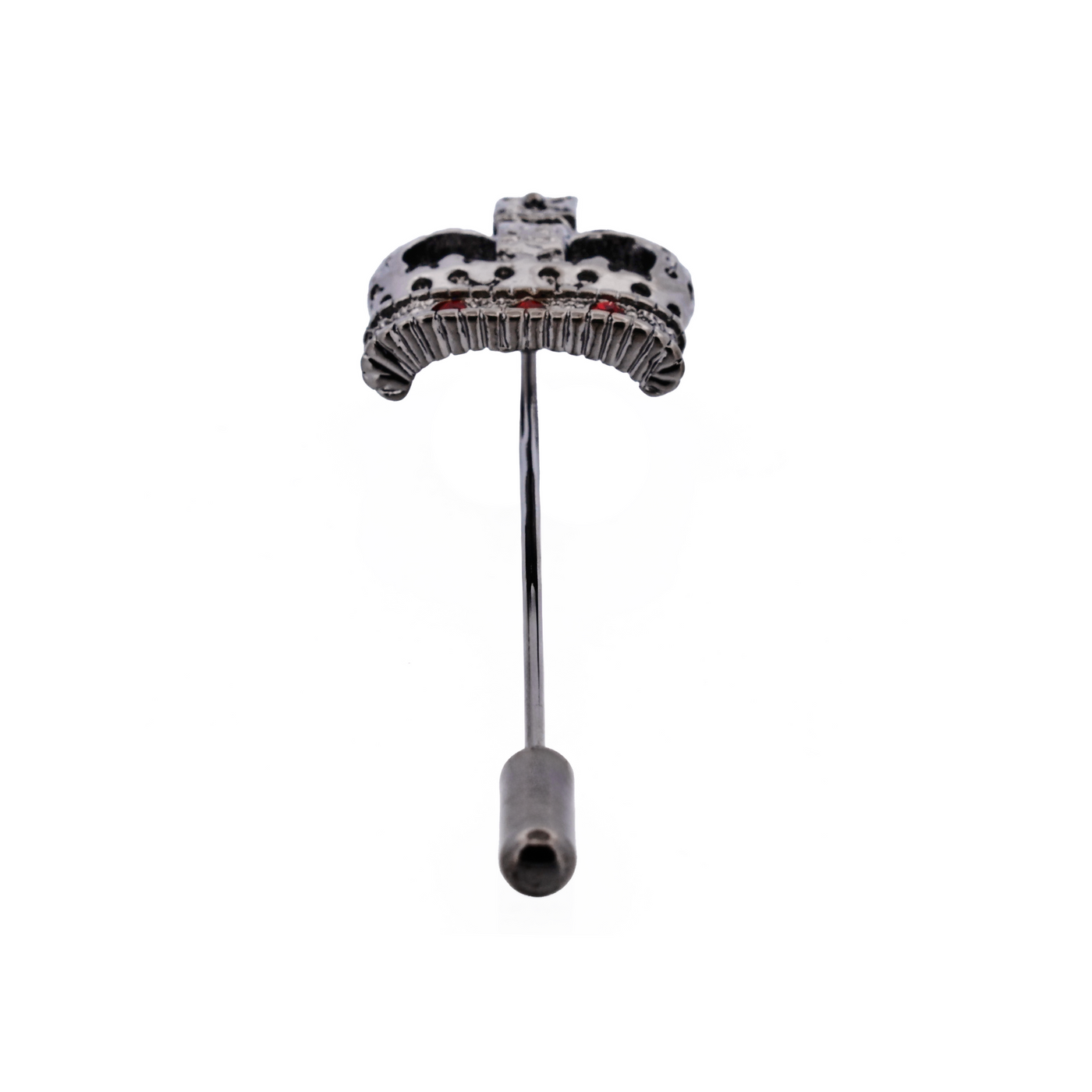 Crystal Crown Lapel Pin