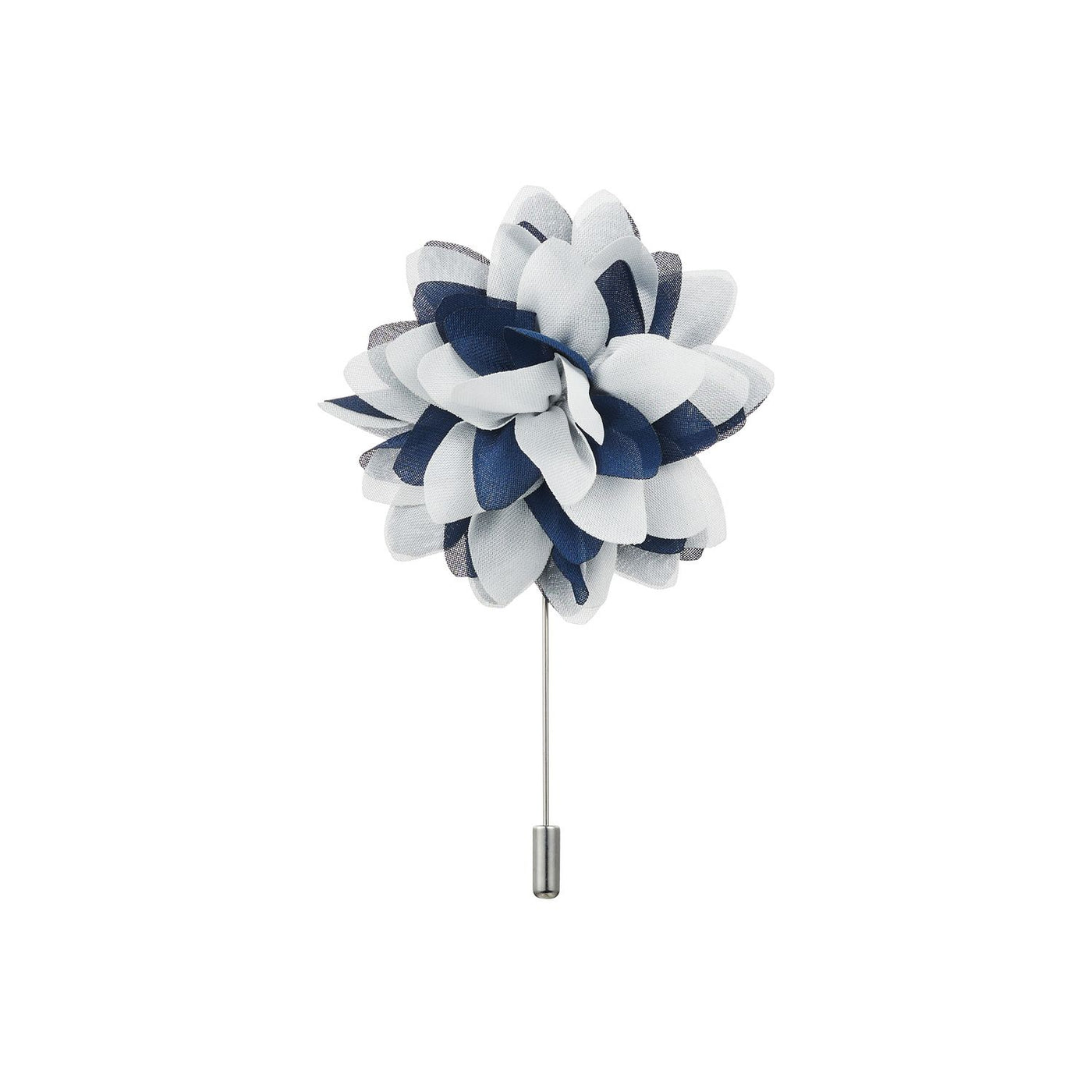 Navy White Lapel Pin