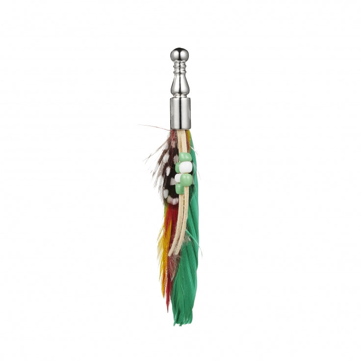 Green Feather Lapel Pin
