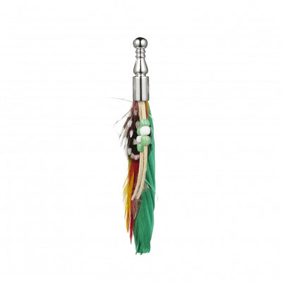Green Feather Lapel Pin